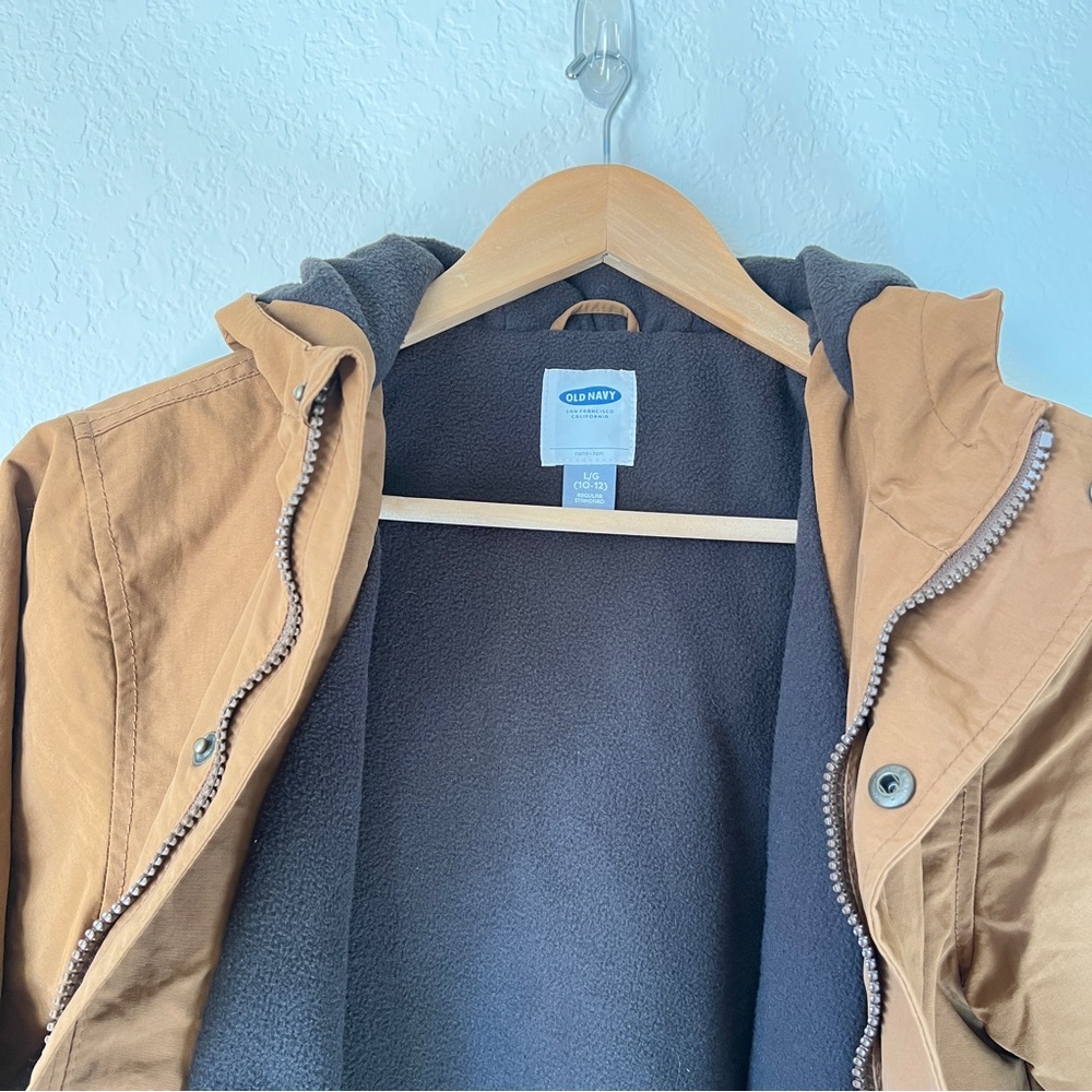 Old Navy Clean Parka Bourbon Brown Size Large 10-12 Gender Neutral/Unisex - Picture 6 of 11